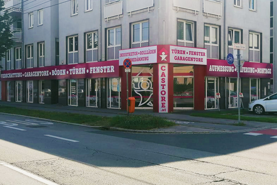 Linzi üzletünk Építkezés