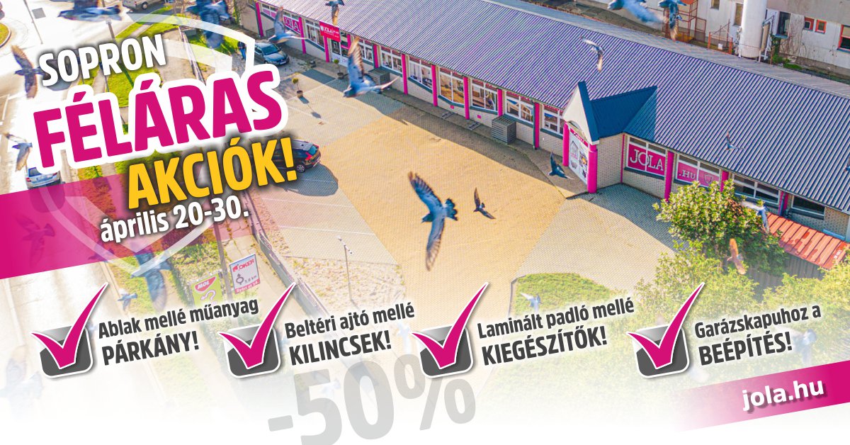 Sopron féláras akciók