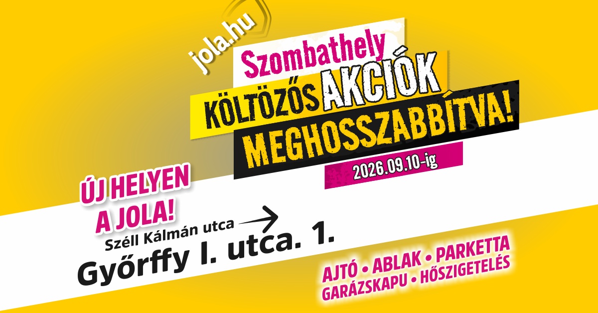 Szombathelyi költözős akciók!